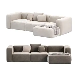 BASECAMP CHAISELOUNGE Left Modular Sofa by Makenordic